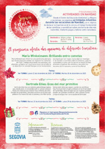 Cartel Segovia Educa en Verde