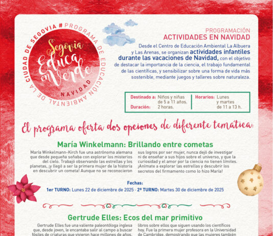 Cartel Segovia Educa en Verde