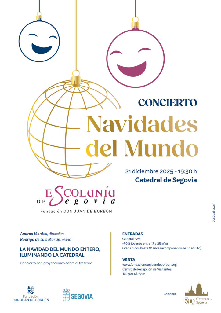 Cartel Concierto Escolanía de Segovia
