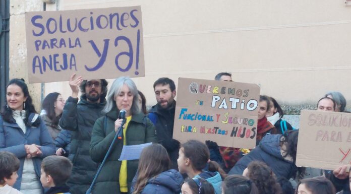 La AMPA de la Aneja se moviliza bajo el lema “La escuela es de quien la habita”