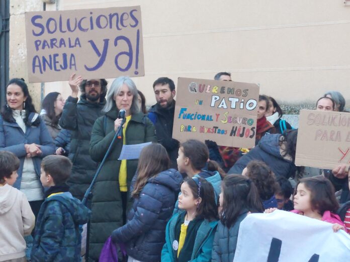 Concentración de la AMPA NP Foro Social de Segovia
