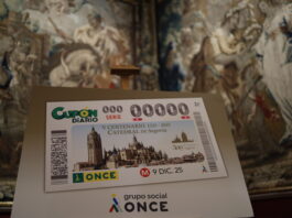 Un cupón de la ONCE celebra los 500 años de ‘La Dama de las Catedrales’
