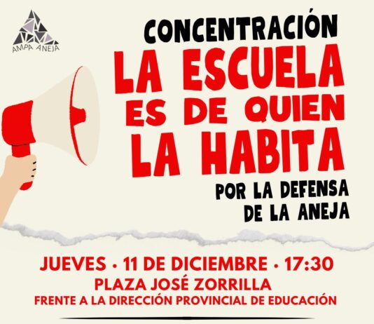 El AMPA de la Aneja se moviliza por la escuela NP AMPA Aneja