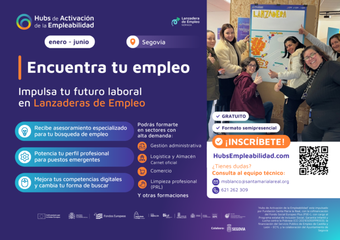 Lanzaderas de Empleo en Segovia NP Fundación Santa María la Real