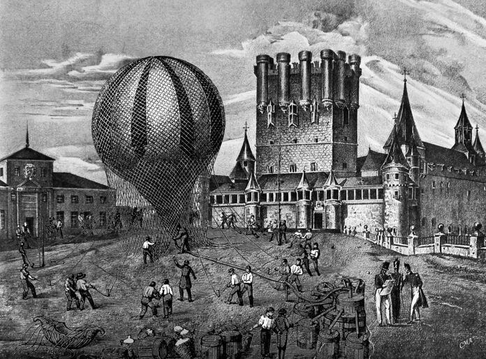 Vuelo militar Alcázar de Segovia