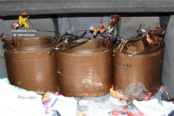 robo cobre robo cobre polígono Valverde del Majano