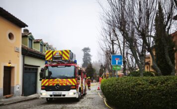 Incendio El Real Sitio de San Ildefonso
