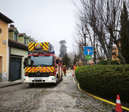Incendio El Real Sitio de San Ildefonso