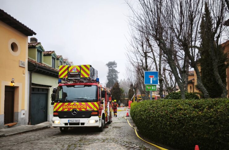 Incendio El Real Sitio de San Ildefonso
