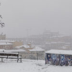 Nieve en Segovia Capital