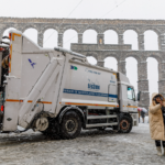 Nieve en Segovia Capital