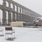 Nieve en Segovia Capital