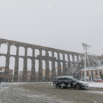 Nieve en Segovia Capital