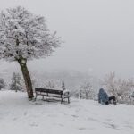 Nieve en Segovia Capital