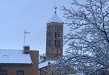 Avisos por nieve y viento para este viernes en Segovia