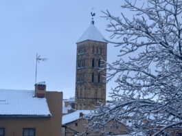 Avisos por nieve y viento para este viernes en Segovia