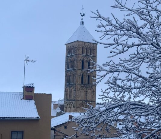 Avisos por nieve y viento para este viernes en Segovia