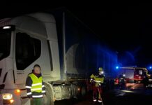 Más de dos horas de trabajo para contener un derrame de combustible en la SG-333