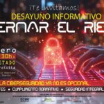 Cartel desayuno informativo bajo el título 'Gobernar el riesgo'