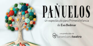 Una experiencia teatral dedicada a los más pequeños Cartel obra 'Pañuelos' Sala Paladip Arte