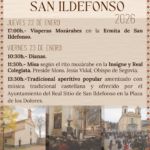 Cartel festividad San Ildefonso