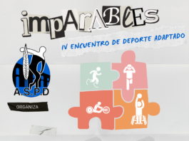 Cartel IV Encuentro de Deporte Adaptado 'Imparables'