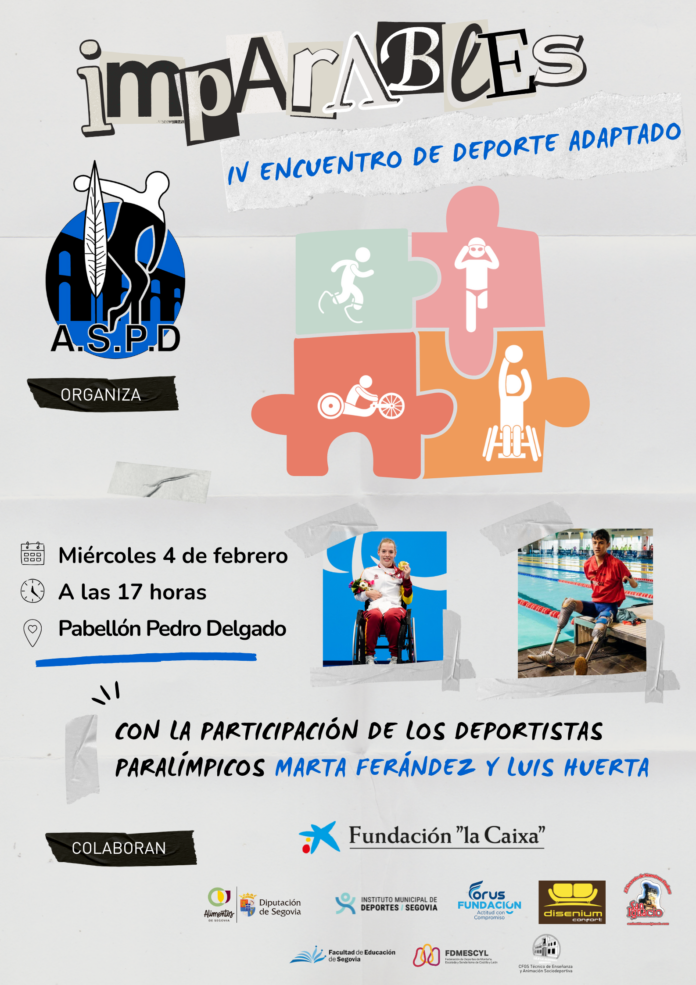 Cartel IV Encuentro de Deporte Adaptado 'Imparables'