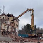 Derribo antiguo edificio bomberos