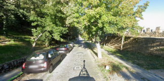 Corte de tráfico en Paseo del Obispo de Segovia