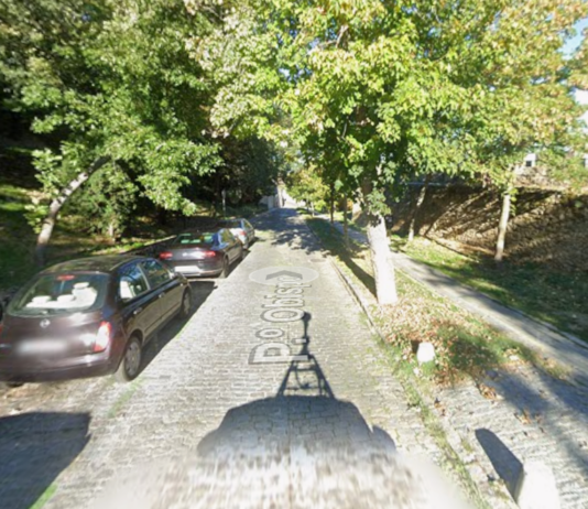 Corte de tráfico en Paseo del Obispo de Segovia