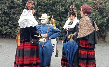 Las mujeres protagonizan la fiesta de este municipio de Segovia Aguederas Santa Águeda Pazaluelos de Eresma y Tabanera del Monte