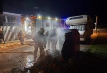 Los bomberos de la Diputación inician el año con dos intervenciones