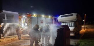 Los bomberos de la Diputación inician el año con dos intervenciones