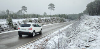 Carreteras con nieve