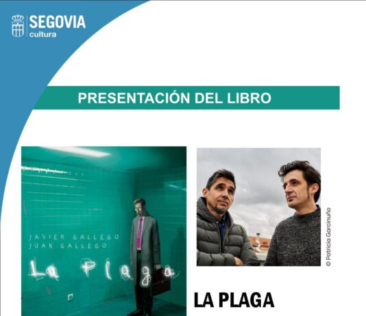 Cartel presentación libro La Plaga
