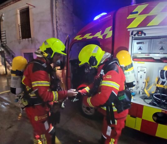 Intervenciones bomberos Diputación de Segovia