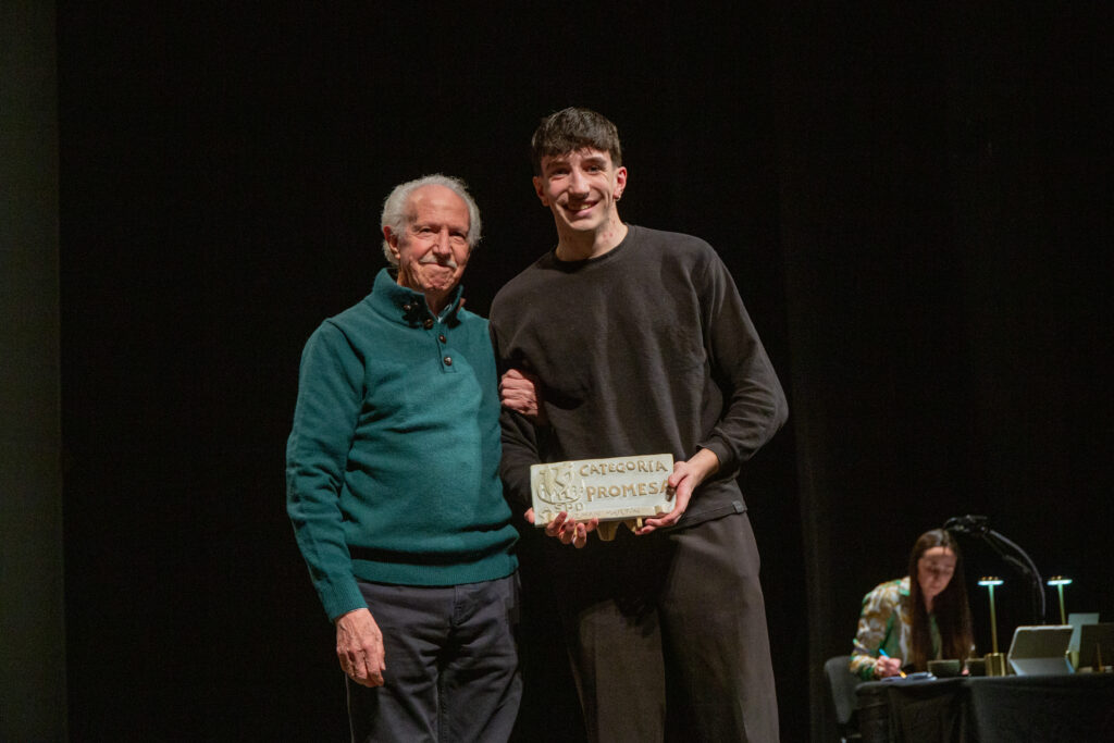 Guzmán Martín en la 41º Gala del Deporte de la ASPD