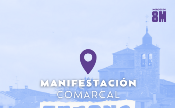 Cartel 8M Nordeste de Segovia 2026 en Fresno de Cantespino