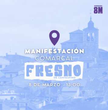 El Nordeste de Segovia no se quedará atrás en el 8M Cartel 8M Nordeste de Segovia 2026 en Fresno de Cantespino