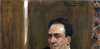 Antonio Machado retratado por Sorolla