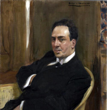 Antonio Machado retratado por Sorolla