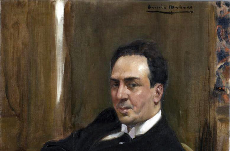 Los actos de este domingo para recordar a Machado en Segovia Antonio Machado retratado por Sorolla