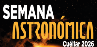 Cuéllar prepara una semana de tamaño «astronómico» anticipando el próximo eclipse solar Cartel Semana Astronómica 2026 de Cuéllar