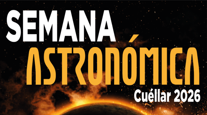 Cartel Semana Astronómica 2026 de Cuéllar