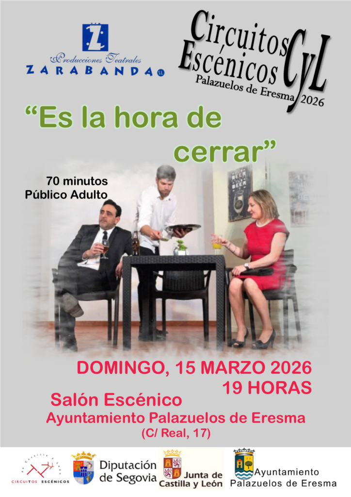 Programa circuitos escénicos Teatro adulto en Palazuelos de Eresma