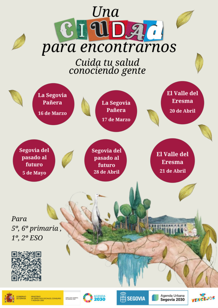 Cartel yincanas Activos Salud Segovia