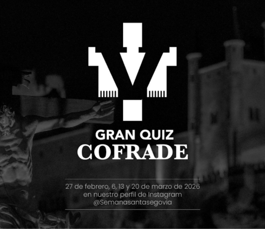 Conocer de cerca la Semana Santa de Segovia tiene premio en este concurso en redes Cartel Concurso Quiz Cofrade de la Junta de Cofradías de Segovia
