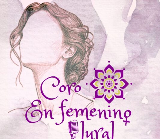 Cartel concierto 'En femenino plural' por el 8M Torrecaballeros