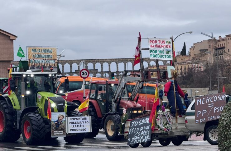 El campo segoviano clama contra MERCOSUR