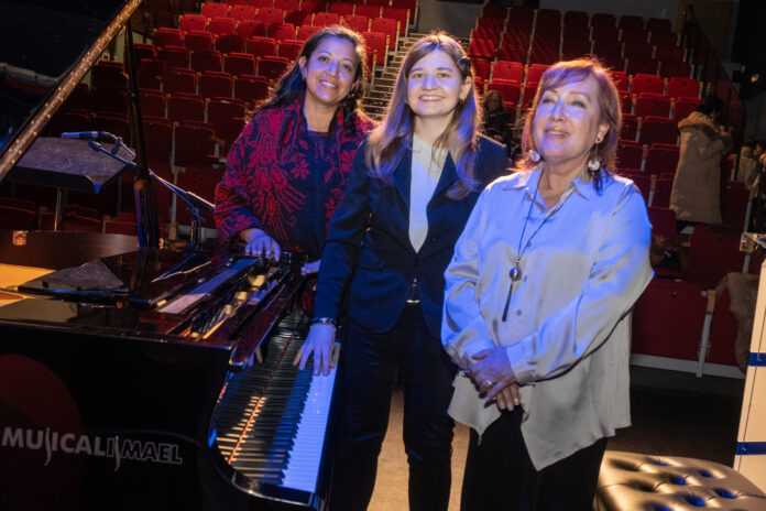 Fotos Concurso Maria de Pablos_Foto tres finalistas_NP Fundación Don Juan de Borbón Las tres finalistas del Concurso de Composición 'María de Pablos'